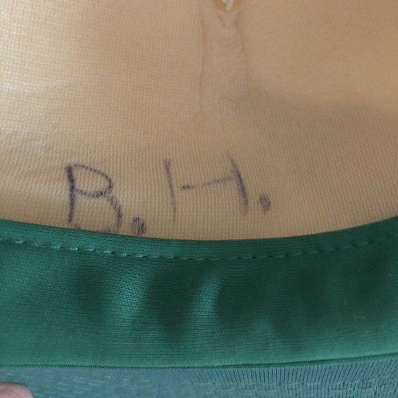 Vintage Beck's Beer Trucker Style Hat Green White Snap-Back Eastern Wear Guard - Picture 3 of 5